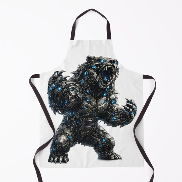 Item preview, Steel Bear V5 Elite | Cybernetic Mechanical Bear | Futuristic Robot Beast | Industrial Metal Predator designed and sold by SteelCoat Studio.