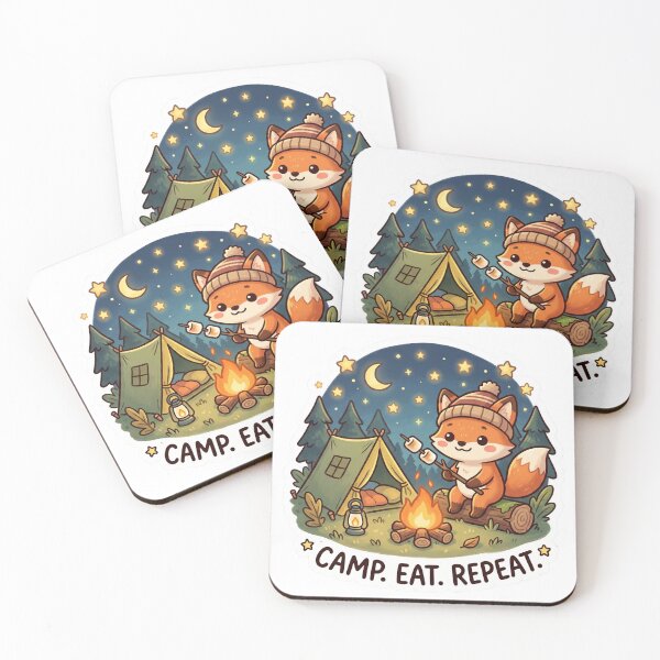 Item preview, Camp, eat, repeat designed and sold by Only Words.