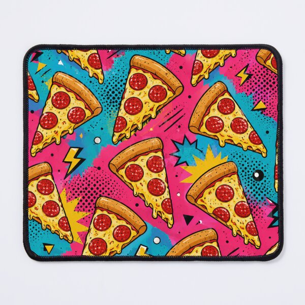 Item preview, Pepperoni Pizza Pop Art Pattern Retro Food Lover Graphic Tee designed and sold by TM DESIGNS AND MORE.