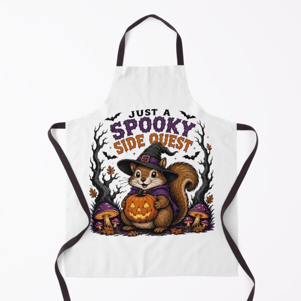 Item preview, Spooky Side Quest Squirrel Cute Halloween designed and sold by chattsuede.