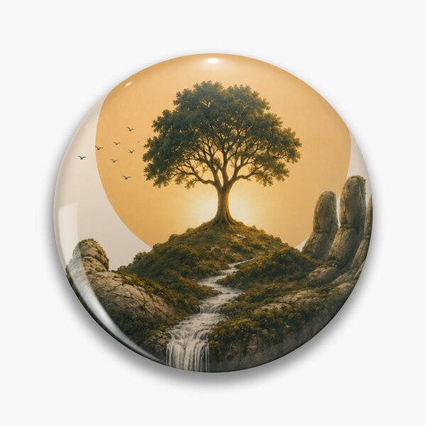 Item preview, Tree in the Hand Symbolic Nature Art designed and sold by SacredLensV.