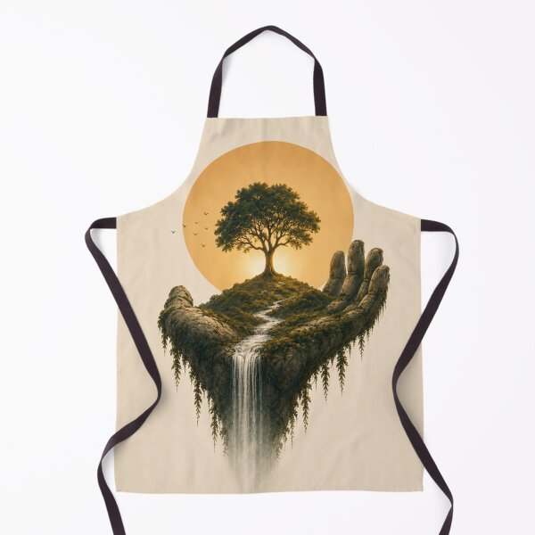 Item preview, Tree in the Hand Symbolic Nature Art designed and sold by SacredLensV.