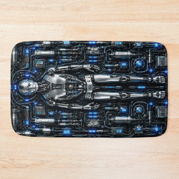 Item preview, Transparent Robot X-Ray Illusion | Futuristic Android Interior Design designed and sold by GSizzle1.