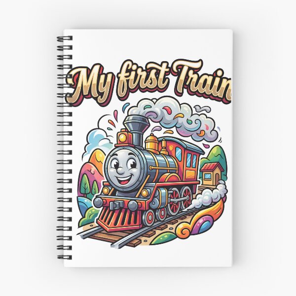 Item preview, My First Train Cute Cartoon Design designed and sold by castillomiami.