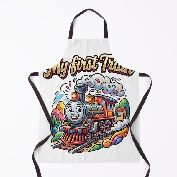 Item preview, My First Train Cute Cartoon Design designed and sold by castillomiami.
