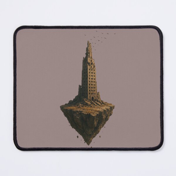 Item preview, Floating Skyscraper Symbolic Wall Art designed and sold by SacredLensV.