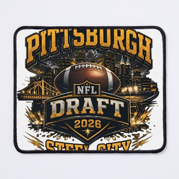 Item preview, Pittsburgh Steel City Football Draft 2026 Vintage Emblem designed and sold by tengxshop.