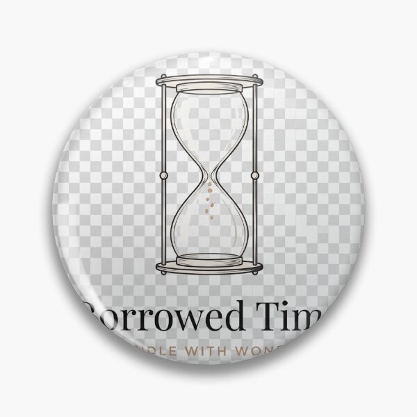 Item preview, Borrowed Time Minimalist Hourglass Editorial Design designed and sold by ImagineDraws.