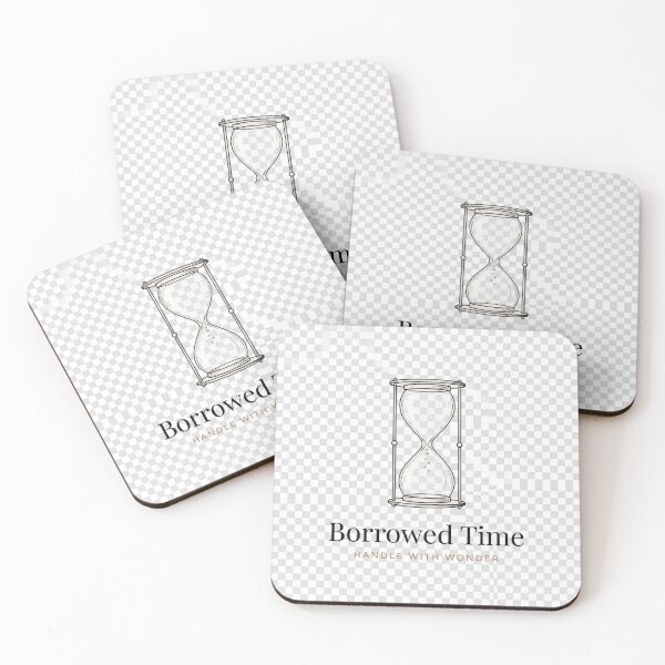 Item preview, Borrowed Time Minimalist Hourglass Editorial Design designed and sold by ImagineDraws.