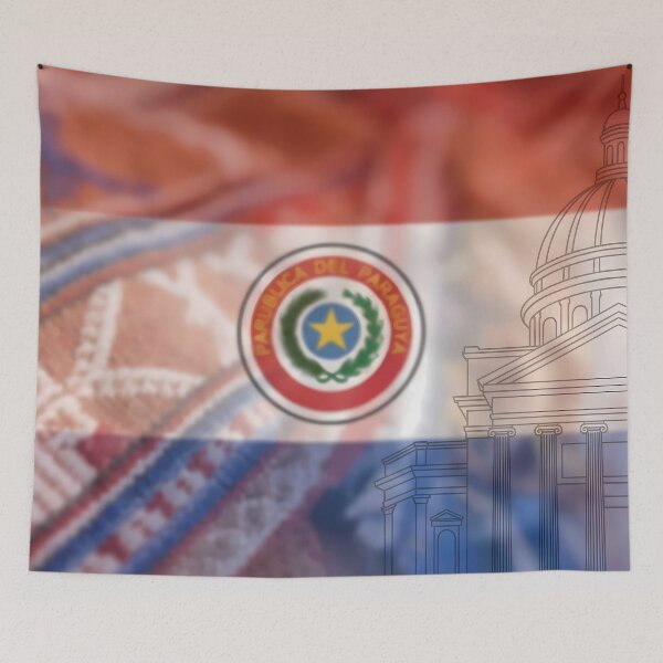 Item preview, A Paraguayan Flag Culture Ñandutí Lace Traditional Pattern designed and sold by ART ATTACK ZONE.