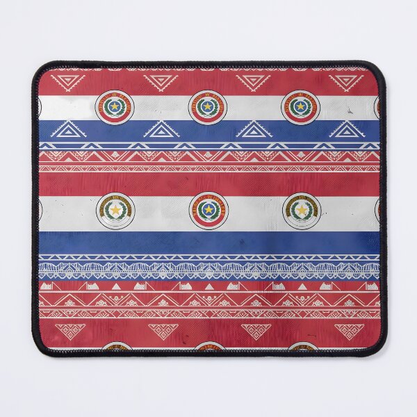 Item preview, B Paraguayan Flag Culture Ñandutí Lace Traditional Pattern designed and sold by ART ATTACK ZONE.