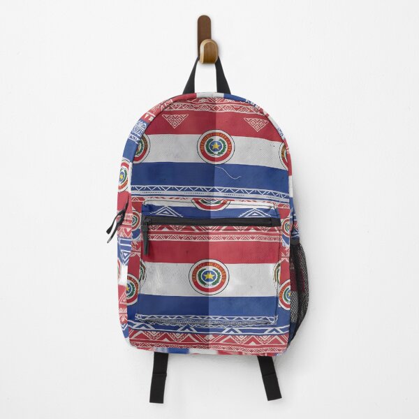 Item preview, B Paraguayan Flag Culture Ñandutí Lace Traditional Pattern designed and sold by ART ATTACK ZONE.