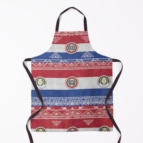 Item preview, B Paraguayan Flag Culture Ñandutí Lace Traditional Pattern designed and sold by ART ATTACK ZONE.