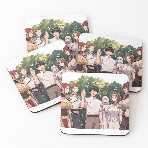 Item preview, Anime Adventure Team Sticker – Fantasy Squad Aesthetic designed and sold by MeowLoka ⭐⭐⭐⭐.