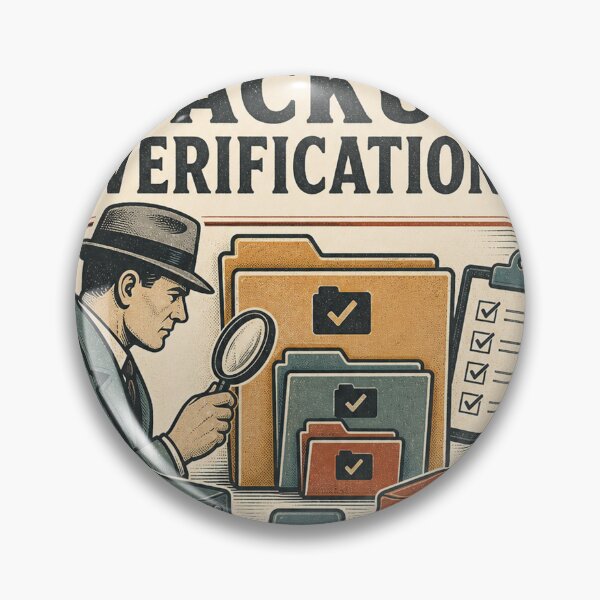 Item preview, Bureau of Backup Verification designed and sold by wayjan.