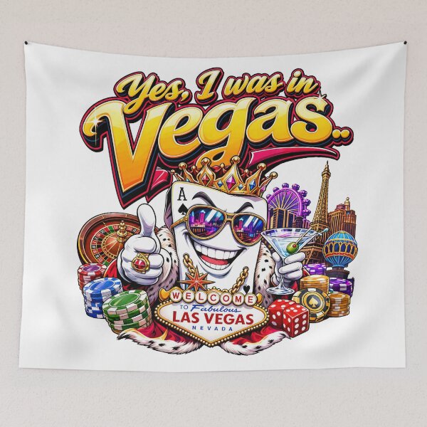 Item preview, Yes I Was in Las Vegas Casino Cartoon designed and sold by castillomiami.