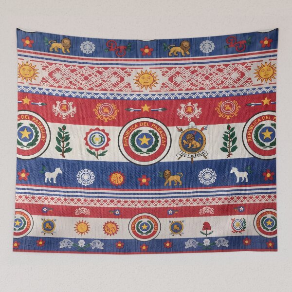 Item preview, 1 Paraguayan Flag Culture Ñandutí Lace Traditional Pattern designed and sold by ART ATTACK ZONE.