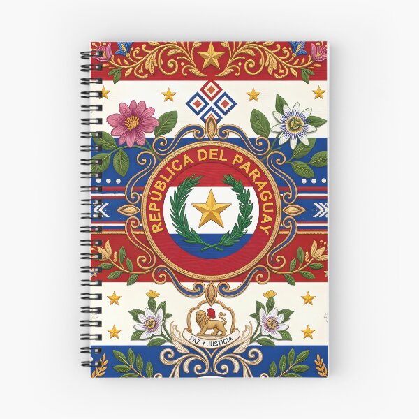 Item preview, 2 Paraguayan Flag Culture Ñandutí Lace Traditional Pattern designed and sold by ART ATTACK ZONE.