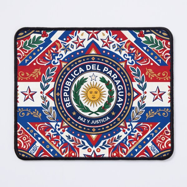 Item preview, 3 Paraguayan Flag Culture Ñandutí Lace Traditional Pattern designed and sold by ART ATTACK ZONE.