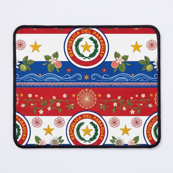 Item preview, 4 Paraguayan Flag Culture Ñandutí Lace Traditional Pattern designed and sold by ART ATTACK ZONE.