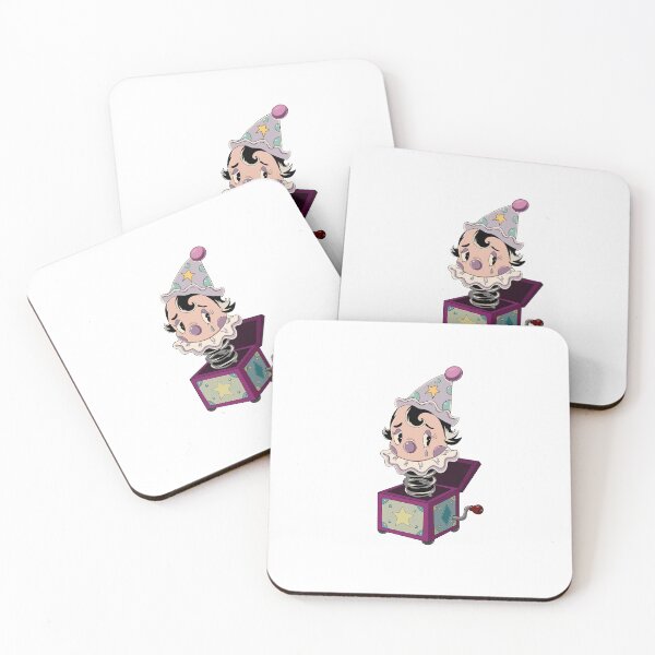 Item preview, cute crying Jack-in-the-box clown designed and sold by snailpilot.