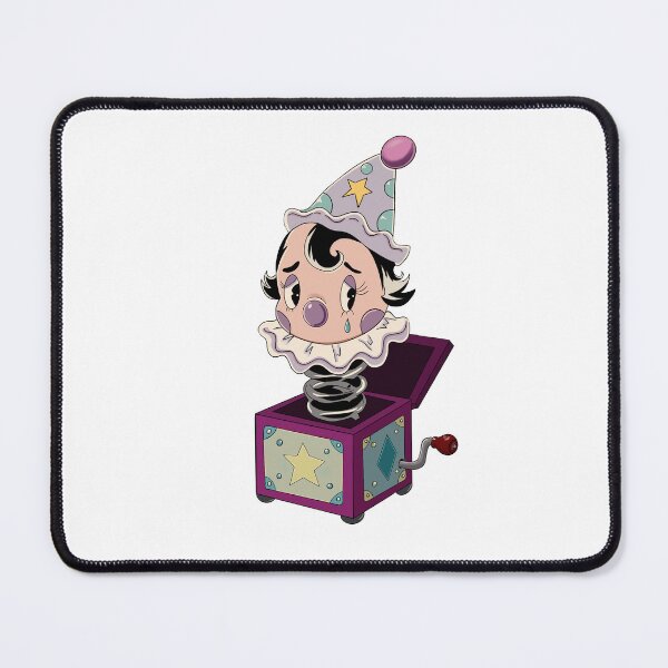 Item preview, cute crying Jack-in-the-box clown designed and sold by snailpilot.