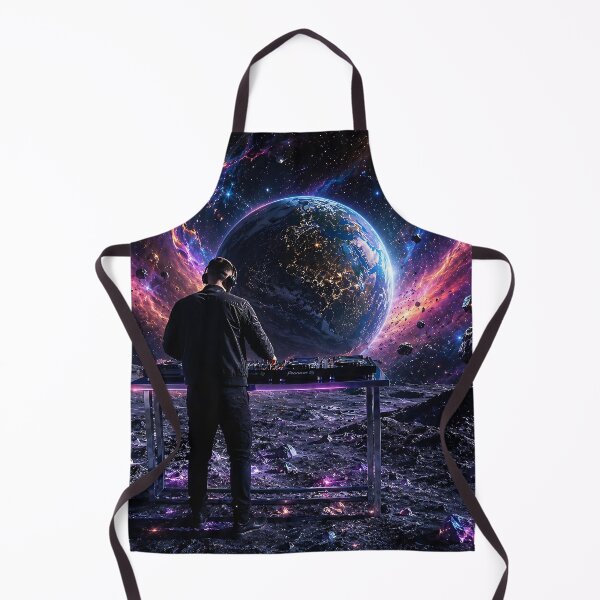 Item preview, Cosmic DJ on the Moon – Galactic Music Universe | Sci-Fi Space Art designed and sold by Atelier Nova.