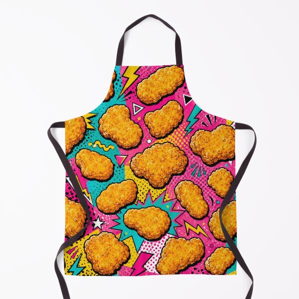 Item preview, Chicken Nugget Pop Art Pattern Funny Food Lover Graphic Tee designed and sold by TM DESIGNS AND MORE.