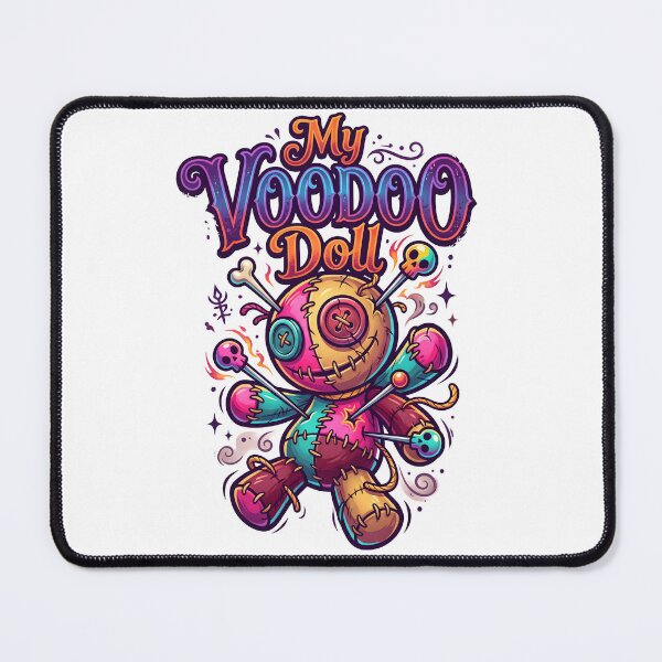 Item preview, My Voodoo Doll Colorful Spooky Cartoon designed and sold by castillomiami.