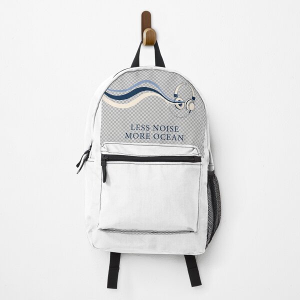Item preview, Less Noise More Ocean Minimalist Coastal Design designed and sold by ImagineDraws.
