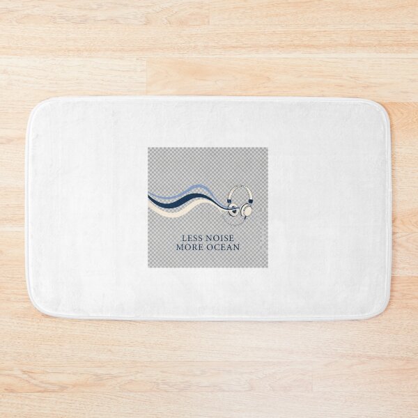 Item preview, Less Noise More Ocean Minimalist Coastal Design designed and sold by ImagineDraws.