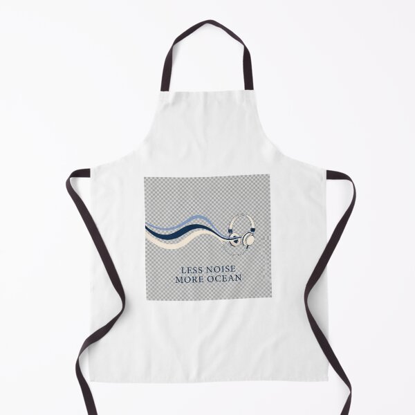 Item preview, Less Noise More Ocean Minimalist Coastal Design designed and sold by ImagineDraws.
