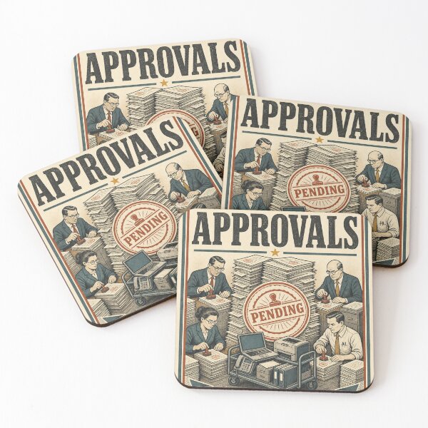 Item preview, Department of Approvals designed and sold by Ctrl Alt Bureaucracy.