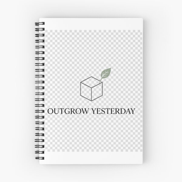 Item preview, Outgrow Yesterday Minimalist Botanical Geometry Design designed and sold by ImagineDraws.