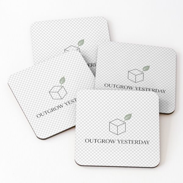 Item preview, Outgrow Yesterday Minimalist Botanical Geometry Design designed and sold by ImagineDraws.