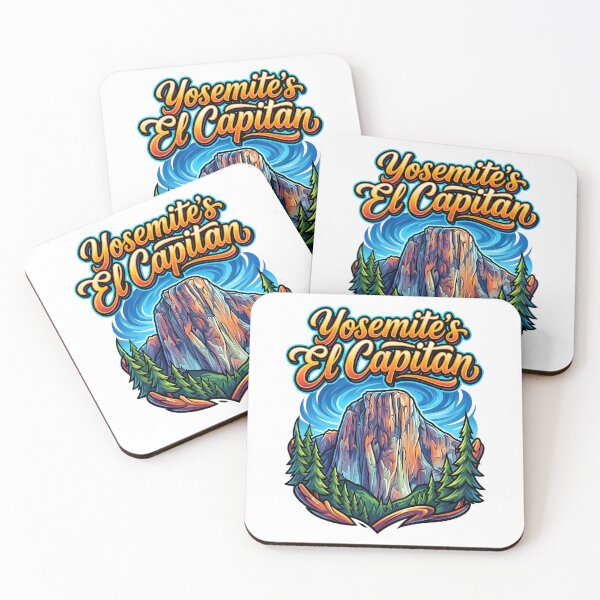Item preview, Yosemite El Capitan Colorful Mountain Design designed and sold by castillomiami.