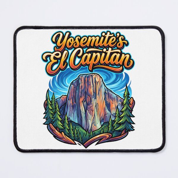 Item preview, Yosemite El Capitan Colorful Mountain Design designed and sold by castillomiami.