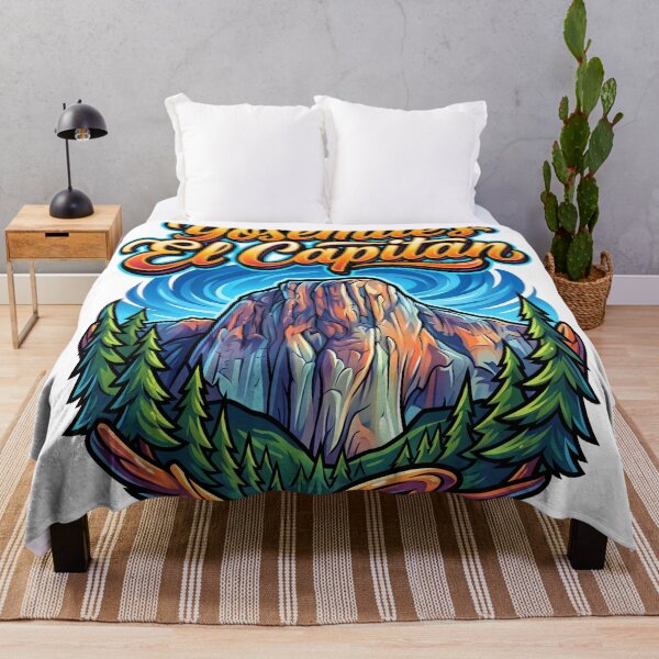 Item preview, Yosemite El Capitan Colorful Mountain Design designed and sold by castillomiami.