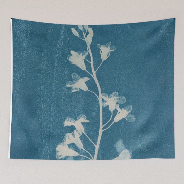 Item preview, Broccoli Flowers Wet Cyanotype by Nicole Giger designed and sold by NicoleGiger.Studio.