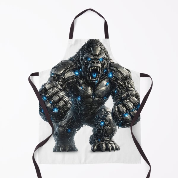 Item preview, Steel Gorilla V5 Elite | Cybernetic Mechanical Gorilla | Futuristic Robot Beast | Industrial Metal Predator designed and sold by SteelCoat Studio.