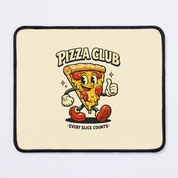 Item preview, Pizza Club Vintage Cartoon designed and sold by HoopeStylee.