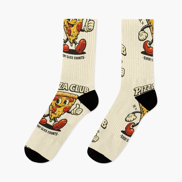 Item preview, Pizza Club Vintage Cartoon designed and sold by HoopeStylee.