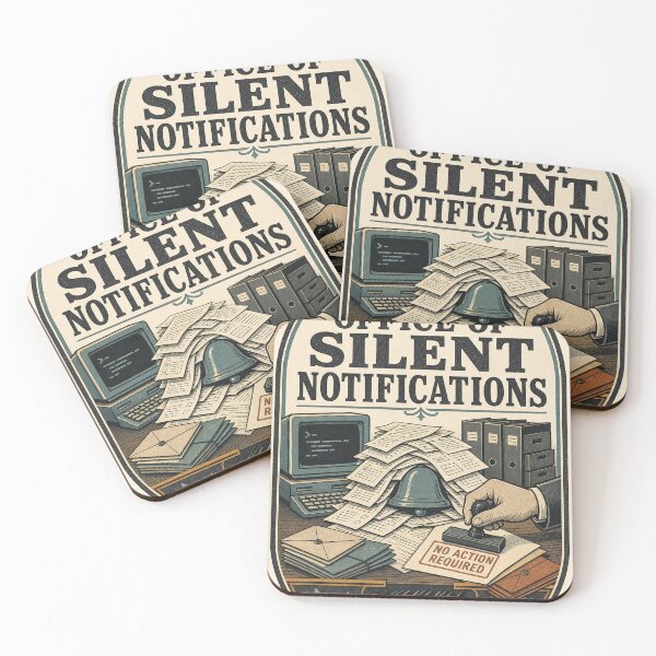 Item preview, Office of Silent Notifications designed and sold by wayjan.