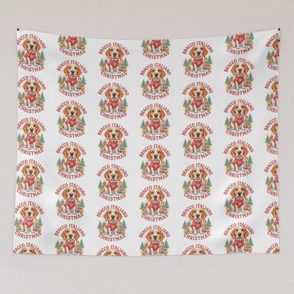 Item preview, Bracco Italiano Christmas designed and sold by TheAnimalZ00.