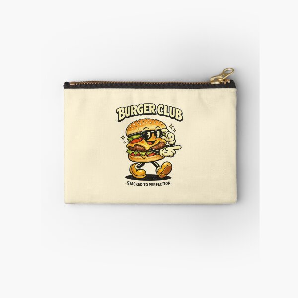 Artikelvorschau, Burger Club Vintage-Cartoon entworfen und verkauft von HoopeStylee.