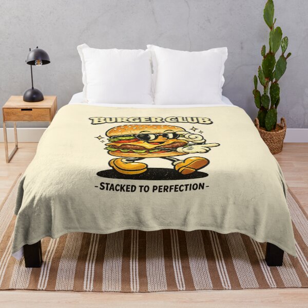 Item preview, Burger Club Vintage Cartoon designed and sold by HoopeStylee.