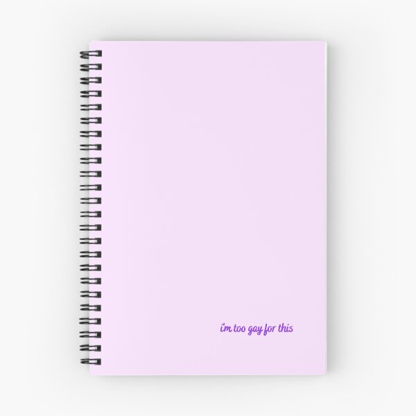 Item preview, I'm Too Gay For This - purple handwriting designed and sold by titanic415.