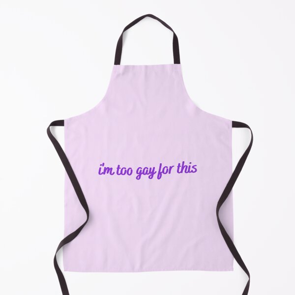Item preview, I'm Too Gay For This - purple handwriting designed and sold by titanic415.