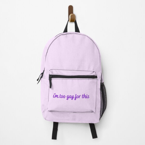 Item preview, I'm Too Gay For This - purple handwriting designed and sold by titanic415.