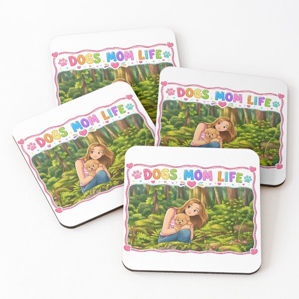 Item preview, Dogs Mom Life – Cute Puppy Forest Adventure designed and sold by kdhill.